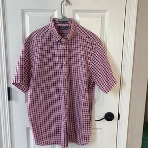 Daniel Cremieux Men's Pink Plaid Button Down Shirt